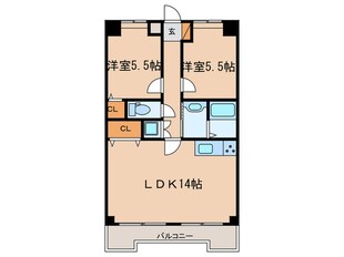 リンデンハイム赤塚の物件間取画像